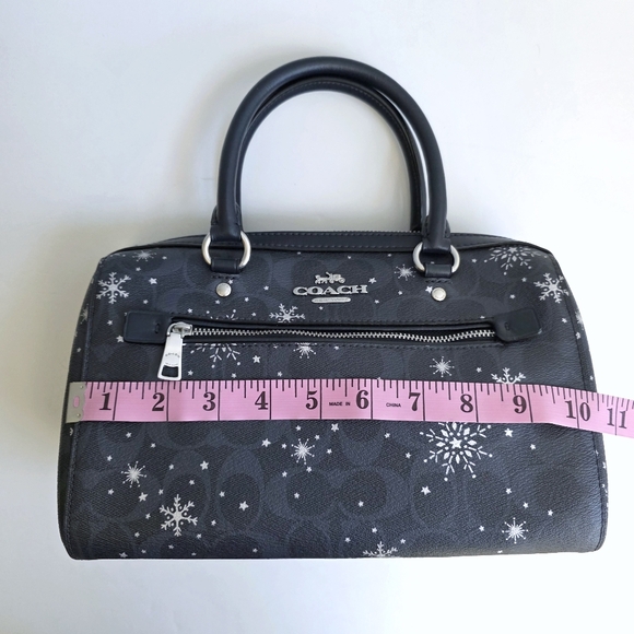 Coach Snowflake Rowan Satchel - Picture 13 of 15